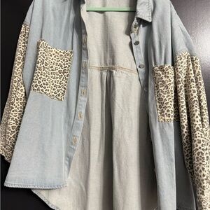 Vici Light Wash Denim Jacket